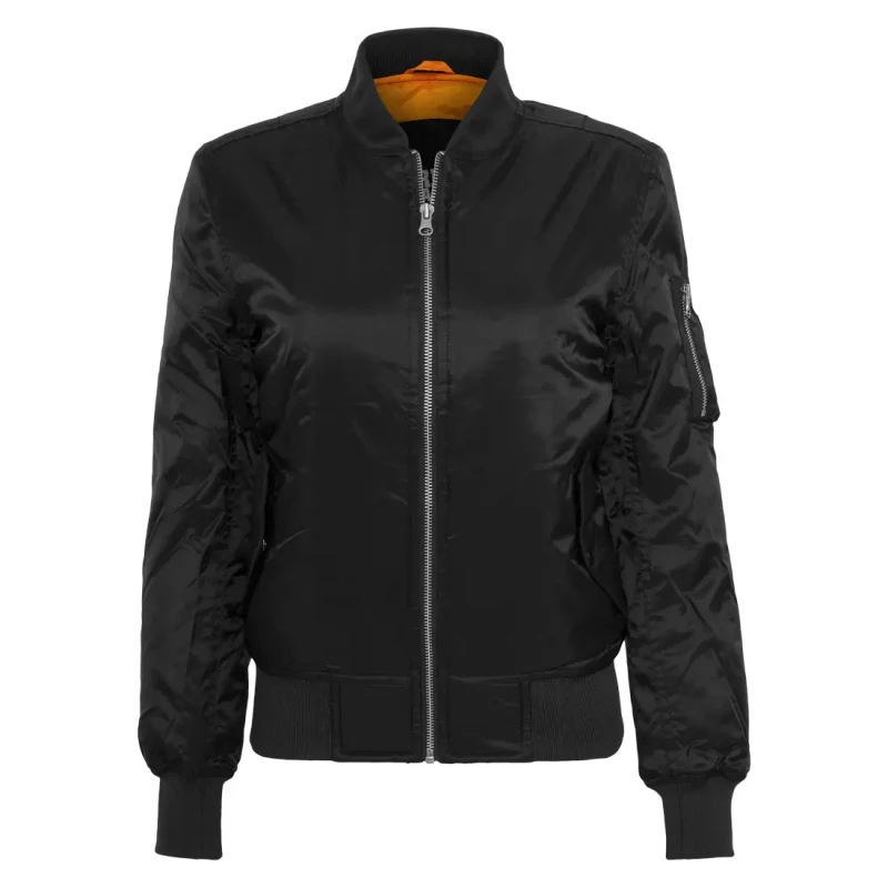 Image of Urban Classics Womens bomber urban classic basic Noir Female M