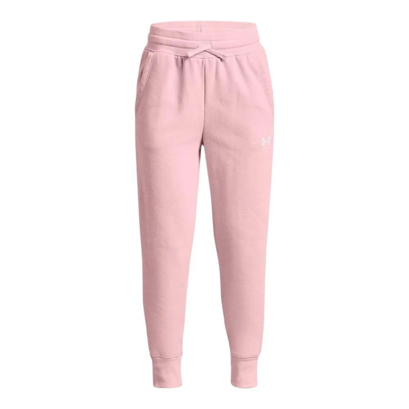 Image of Under Armour Kids Rival Closed Hem Fleece Joggers Pink female 13-14