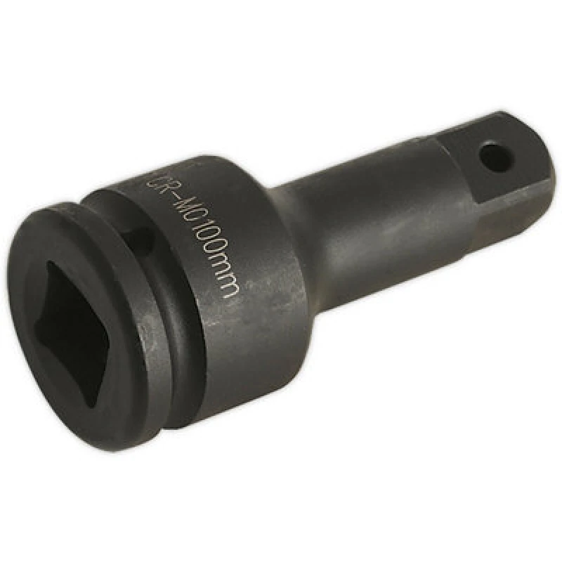 Image of Loops 100mm Steel Impact Extension Bar - 3/4" Sq Drive - Spring-Ball Socket Retainer Metallics