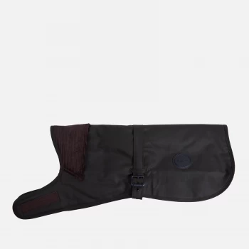 Image of Barbour Matt Wax Dog Coat - Olive - XS