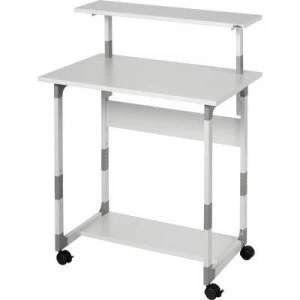 Image of Durable Office desk (sitting/standing) SYSTEM 80 VH 371810 Worktop colour: Grey (W x D) 800 mm x 564mm Grey