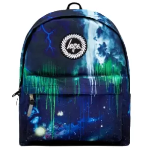 Image of Hype Lightning Drips Backpack (One Size) (Blue/Green)