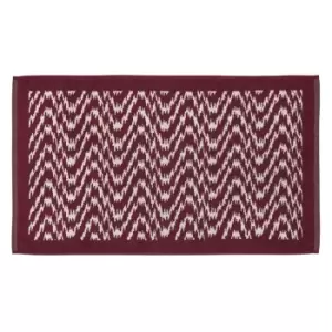 Image of Bedeck of Belfast Aris BCI Cotton Bath Mat - Red