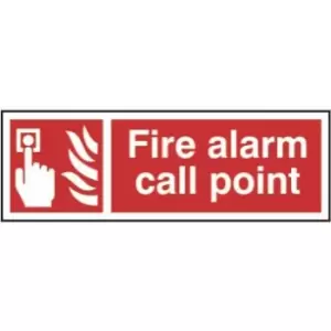 Image of Fire alarm call point - Sign - PVC (300 x 100mm)