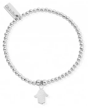 Image of ChloBo Womens Cute Charm Decorated Hamsa Hand Bracelet Jewellery