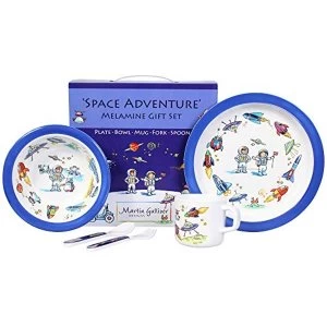 Image of Space Adventure 7 Piece Melamine Dining Set