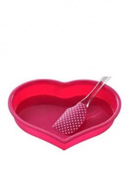 Image of Premier Housewares Silicone Heart Baking Set