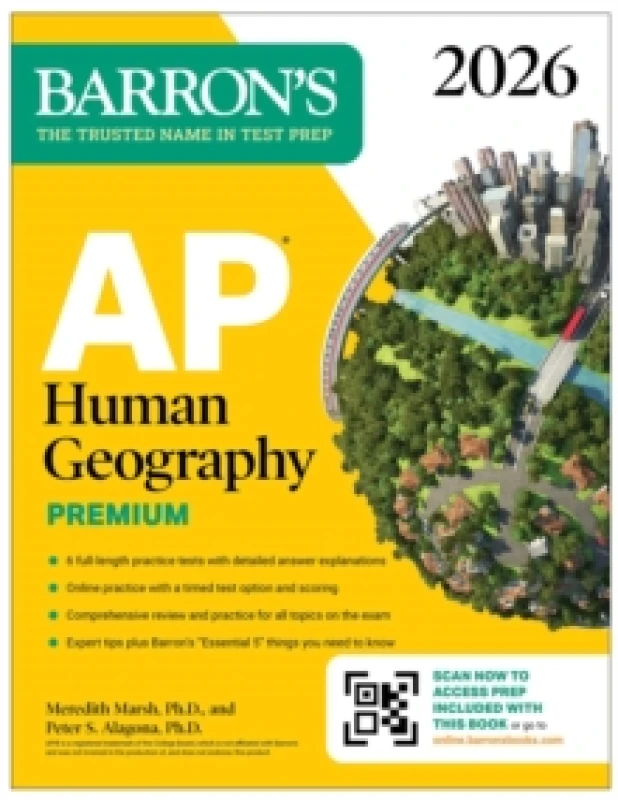 Image of AP Human Geography Premium, 2026: Prep Book with 6 Practice Tests+ Comprehensive Review + Online Practice Paperback / softback