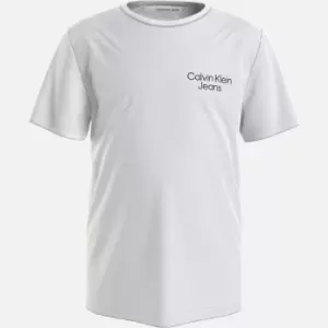 Image of Calvin Klein Boys' Logo Cotton-Jersey T-Shirt - 10 Years