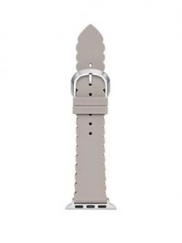 Image of Kate Spade New York Kate Spade Taupe Silicone Apple Watch Strap