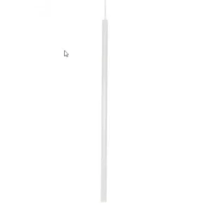 Image of Ultrathin LED 1 Light Ceiling Pendant White