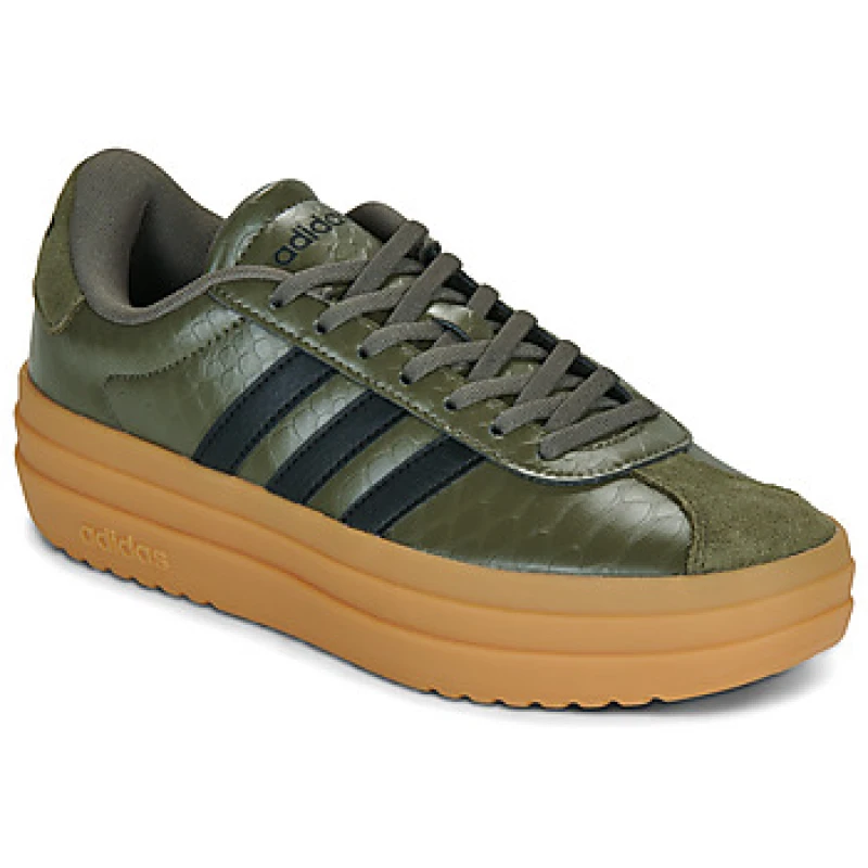 Image of adidas VL COURT BOLD womens Shoes (Trainers) in Kaki