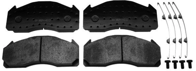 Image of TRW GDB5085 Brake pad set not prepared for wear warning indicator Brake Pad Set,disc brake (402)