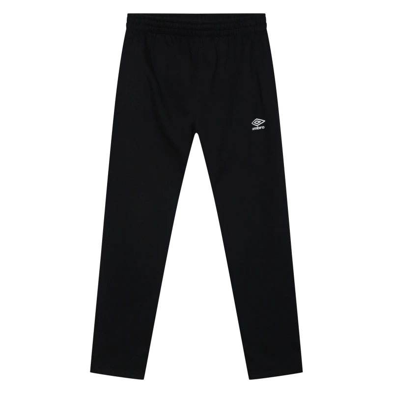 Image of Umbro Umbro Men Fleece Jogging Bottoms in Black Size: Small Black S Male 5063470711611