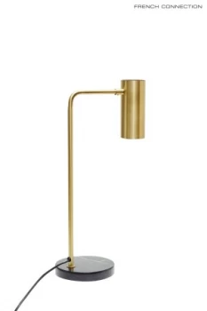 Image of Retro Brass Table Lamp Brass