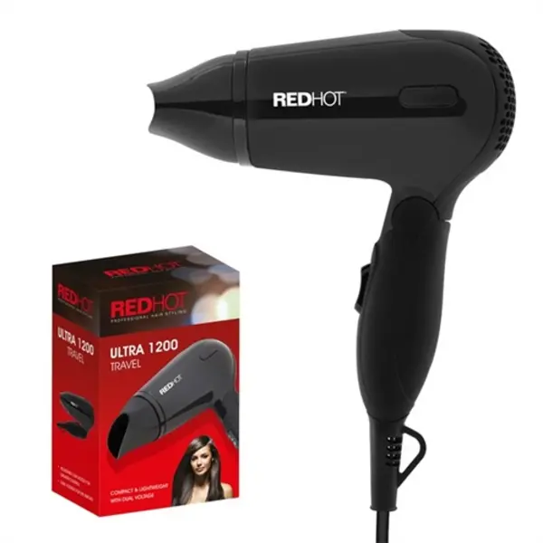 Image of Redhot Compact 37079 1200W Hair Dryer