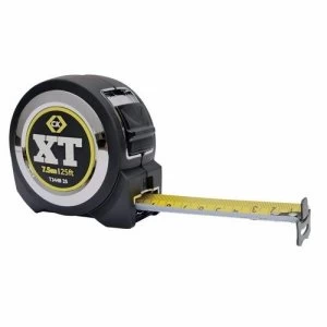 Image of C.K Tools XT Professional Heavy Duty Double Sided Tape Measure - 7.5 metre-27mm blade