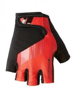 Image of Madison Peloton Mens Mitts, Flame Red