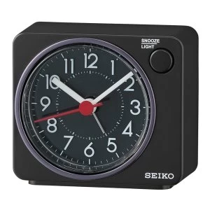 Image of Seiko QHE100K Beep Alarm Clock - Metallic Black