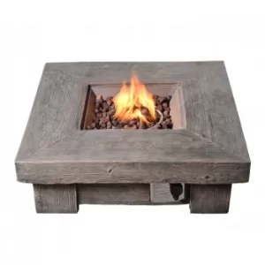 Image of Peaktop HF11501AA UK Gas Fire Pit With Cover