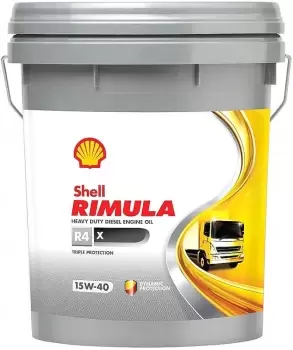 Image of SHELL Engine oil Rimula R4 X 15W-40 Capacity: 20l 550036738