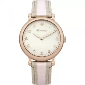 Image of Ladies House Of Florrie Violet Stripe Watch