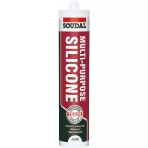 Image of Soudal Multi Purpose Silicone Clear 270ml