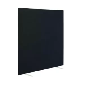 Image of Floor Standing Screen 1600x25x1200mm Black KF90975