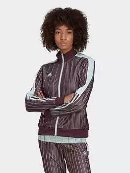 Image of adidas Tiro Track Top, Dark Red Size M Women