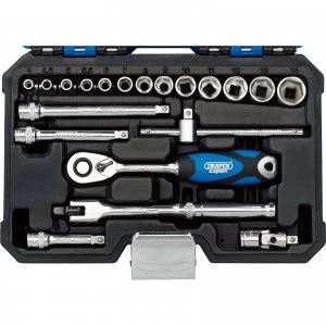 Image of Draper 20 Piece 1/4" Drive Hex Socket Set Metric 1/4"
