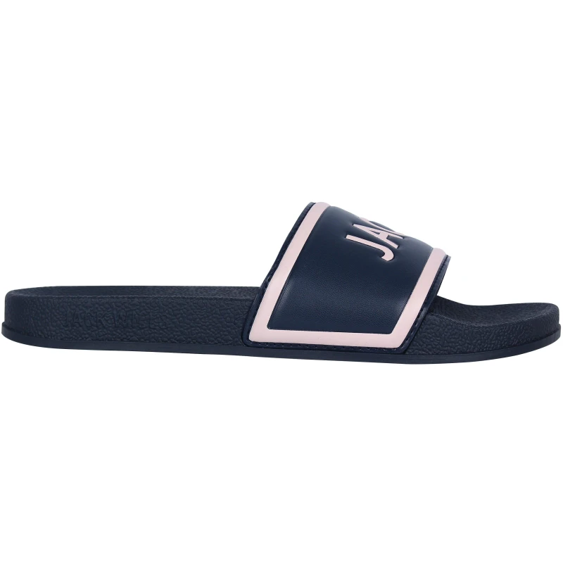 Image of Jack Wills Logo Sliders - Blue Blue 3.5