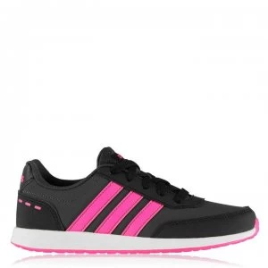 Image of adidas Switch 2 Trainers Junior Girls - DkGrey/ShockPin