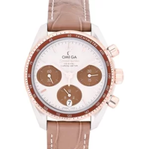 Image of Speedmaster Co-Axial Chronograph 38mm Automatic Brown Dial Gold Mens Watch