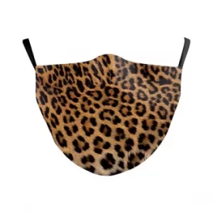 Image of Leopard Print Reusable Face Mask