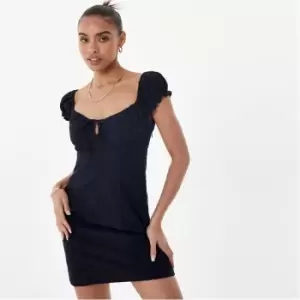 Image of Jack Wills Broderie Dress - Black
