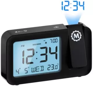 Image of Marathon Clock Ceiling Projection Alarm Display Date Temperature. Includes USB Power Cable