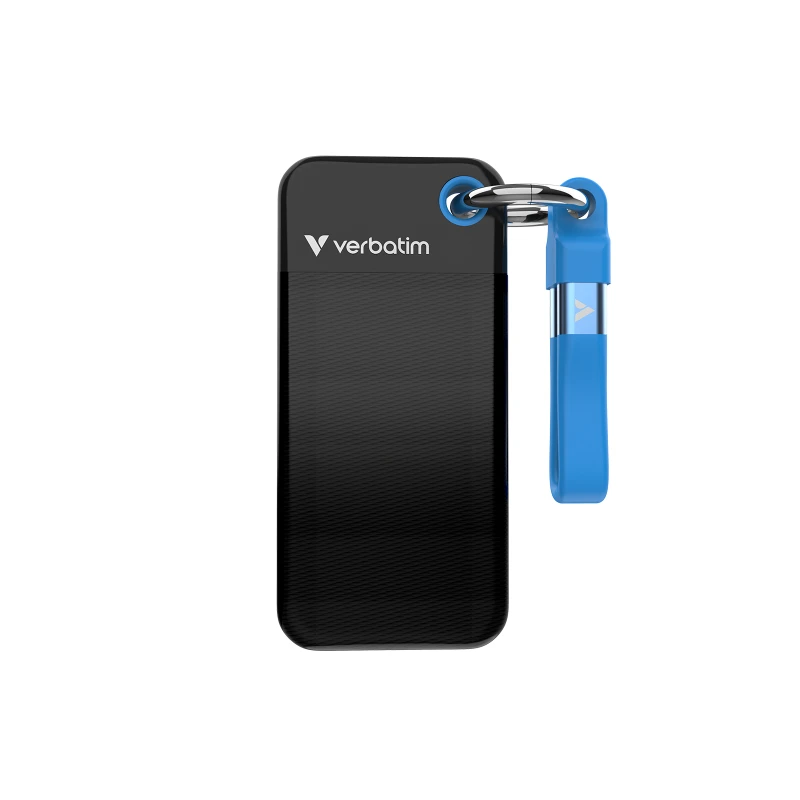 Image of Verbatim Verbatim Pocket 1TB External SSD hard drive USB C (USB 3.2 2nd gen) Black, Blue 32191 32191