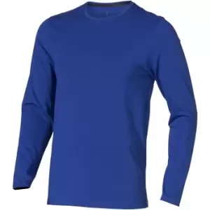 Image of Elevate Mens Ponoka Long Sleeve T-Shirt (L) (Blue)