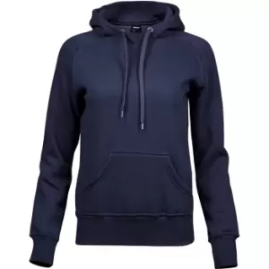 Image of Tee Jays Womens/Ladies Raglan Hooded Sweatshirt (XL) (Navy)