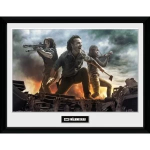 Image of The Walking Dead Fire Collector Print