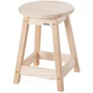 Image of Wood Stool, Ø33 x 46.5cm - Tramontina