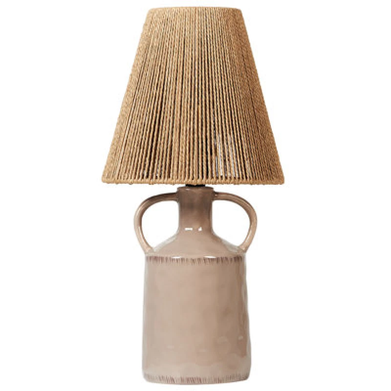 Image of Beliani Table Lamp Larissos Ceramic Taupe