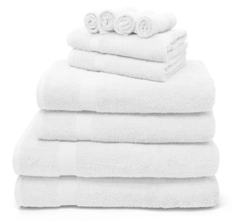 Image of Velosso Luxury 100% Egyptian Cotton Towels 550Gsm Soft & Absorbent Cotton Towels White - Bath Sheet