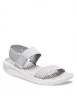 Image of Crocs Lite Ride Sandal Light GreyWhite Light GreyWhite Size 6 Women