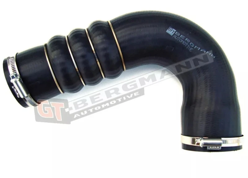 Image of GT-BERGMANN GT52-115 Turbocharger Hose with clamping pieces, Rubber with fabric lining Rubber with fabric lining Charger Intake Hose (3314)