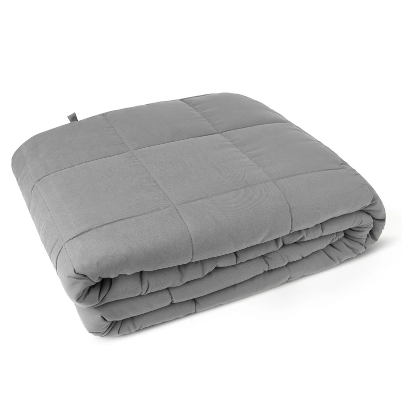 Image of Emma Barclay Weighted Blanket Sensory Sleep Therapy Grey unisex 127x152cm