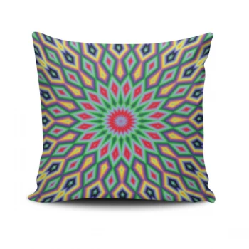 Image of MANDALA-05 - No Filling Multicolor Cushion Cover