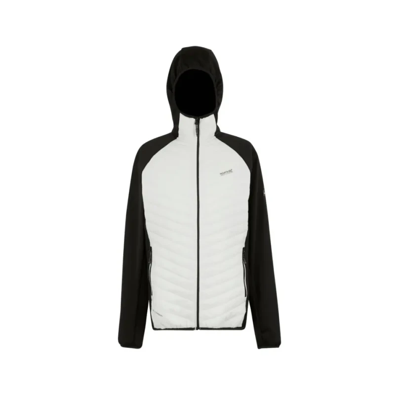 Image of Regatta Regatta Men Andreson Hybrid Insulated Baffled Jacket in White Size: Medium White M Male 5063516134381