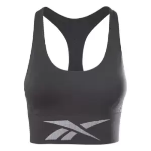 Image of Reebok Work Seamless Sports Bra - Black