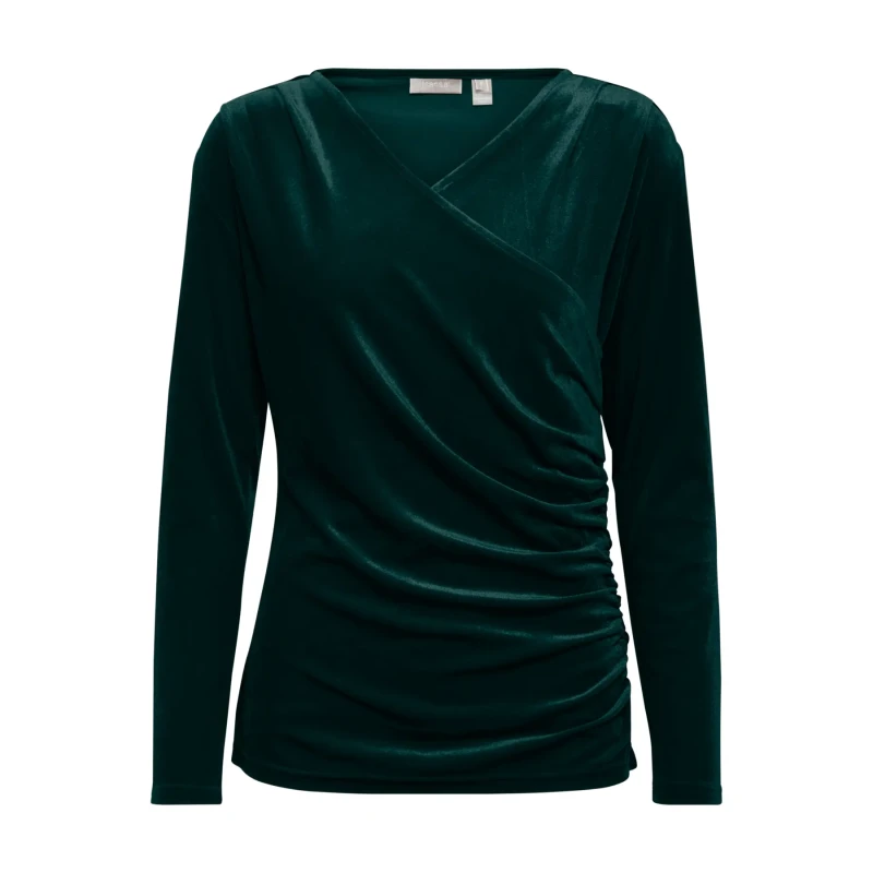 Image of fransa Womens T-Shirt fransa Cassandra Vert Female S
